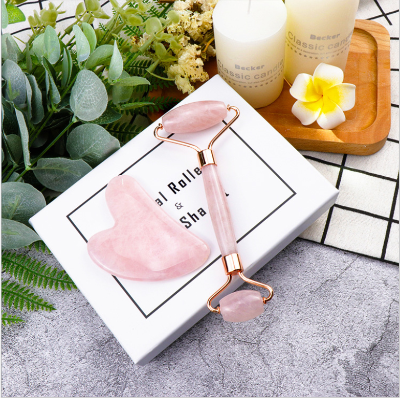 Gua Sha Face Roller - Gesichtsmassage-Tool für strahlende Haut & Lifting-Effekt