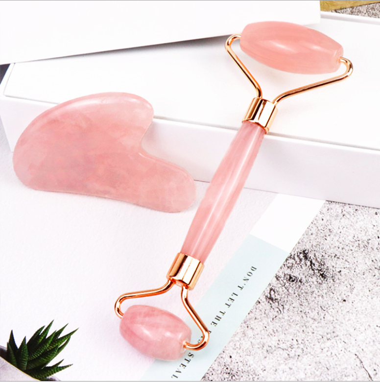 Gua Sha Face Roller - Gesichtsmassage-Tool für strahlende Haut & Lifting-Effekt